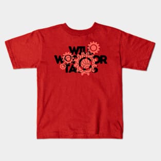 will work for tacos Kids T-Shirt